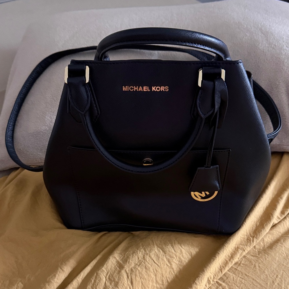 Michael Kors Black Satchel Bag